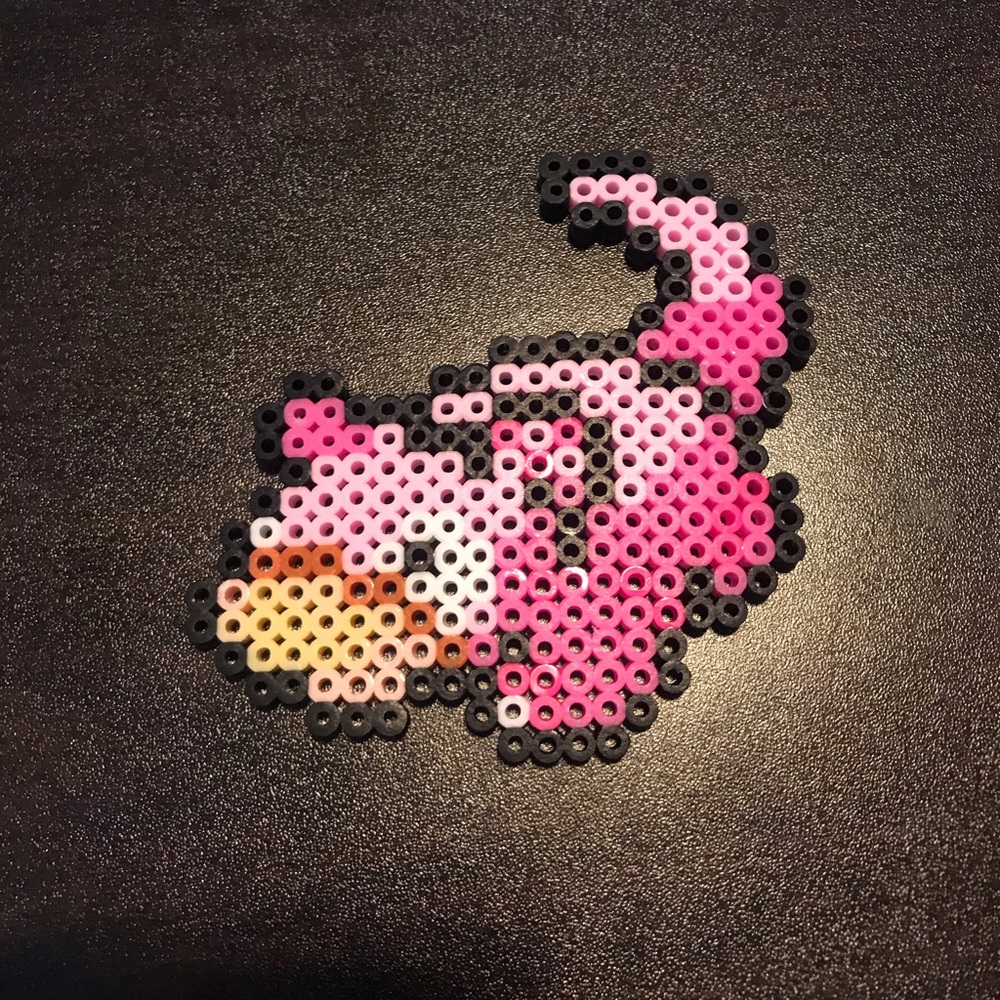 Slowpoke Keychain Beads